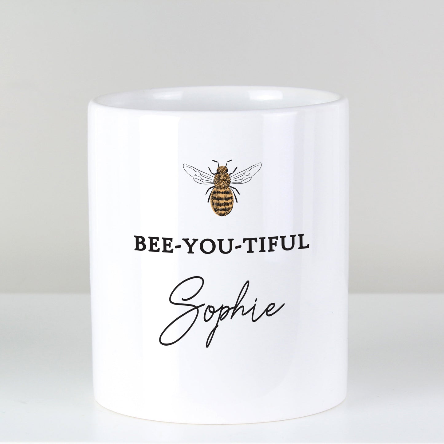 Personalised Bee-u-tiful Ceramic Storage Pot: 4 - Storage By Gift Moments