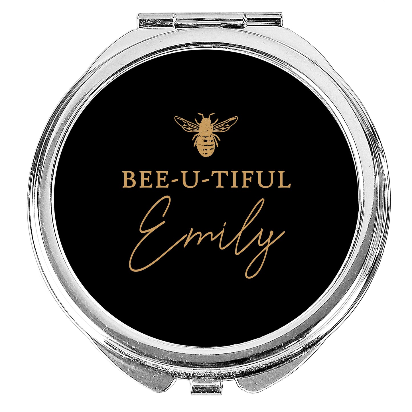 Personalised Bee-u-tiful Compact Mirror: 2 - Compact Mirrors By Gift Moments