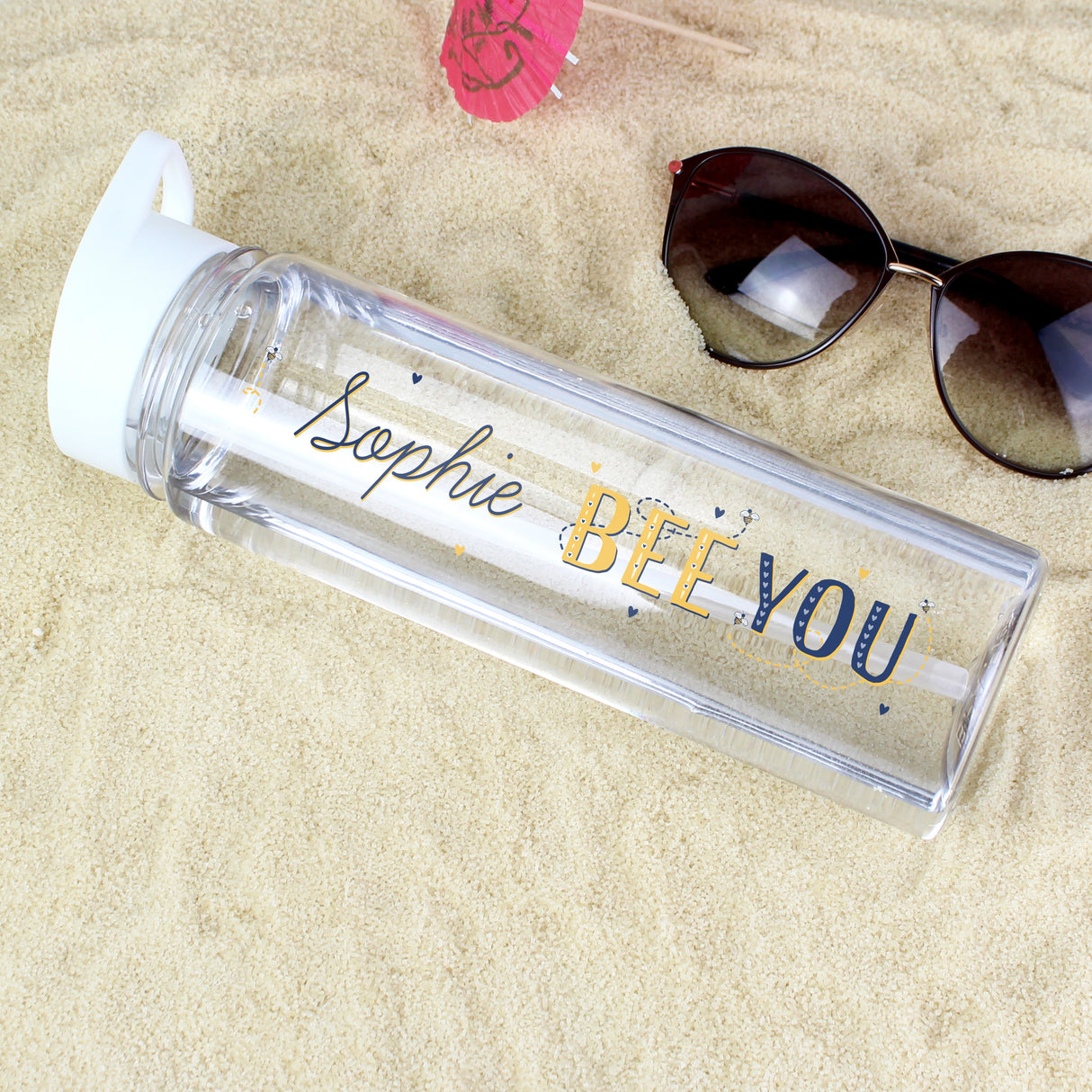 Personalised Bee You Water Bottle: 3 - Water Bottles By Gift Moments