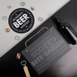 Personalised Beer Garden Hanging Large Slate Sign: 5 - Signs & Plaques By Gift Moments