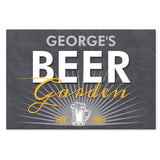 Personalised Beer Garden Metal Sign: 3 - Signs & Plaques By Gift Moments