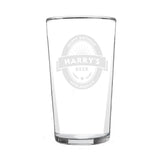 Personalised Beer Label Pint Glass: 5 - Beer Glasses By Gift Moments