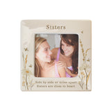 Personalised Bees & Daisy Ceramic 4x4 Frame: 4 - Photo Frames By Gift Moments