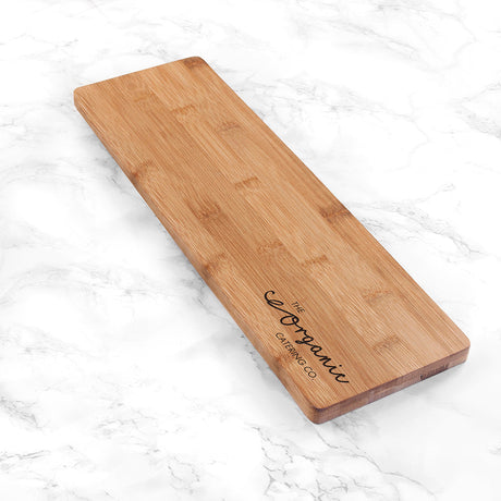 Personalised Bespoke Logo Bamboo Serving Board: 4 Chopping Boards By Gift Moments