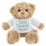 Personalised Best Daddy Teddy Bear: 3 - Teddy Bears & Soft Toys By Gift Moments