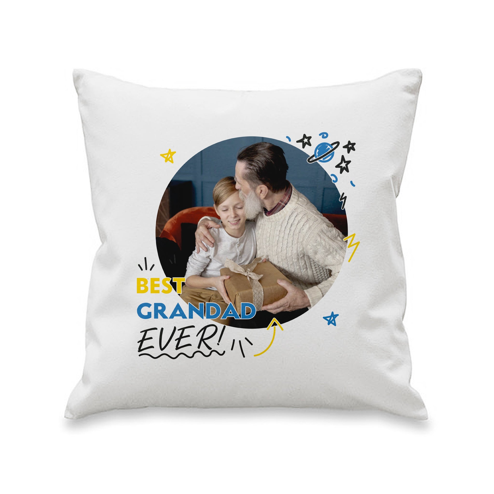 Personalised Best Ever Photo Upload Cushion: 3 - Cushions By Gift Moments