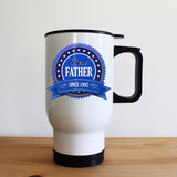 Personalised Best Father Since Travel Mug - Shop Travel Mugs At Gift Moments - 1