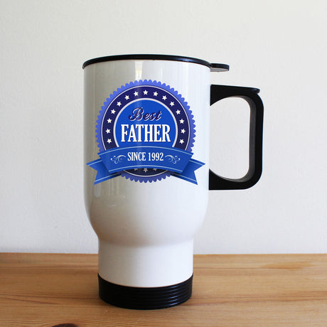 Personalised Best Father Travel Mug: 1 - Travel Mugs By Gift Moments
