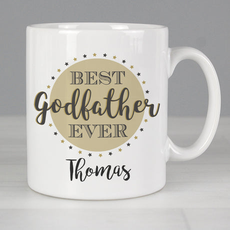 Personalised Best Godfather Mug: 1 - Mugs By Gift Moments