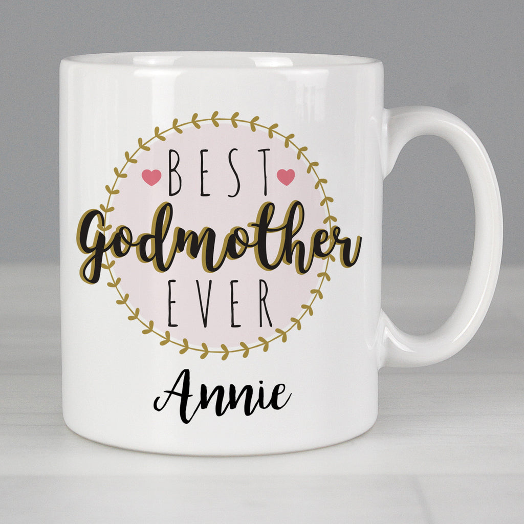 Personalised ’Best Godmother’ Mug - Shop Mugs At Gift Moments - 1