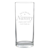 Personalised You Are The Best Hi Ball Glass: 3 - Highball Glasses By Gift Moments