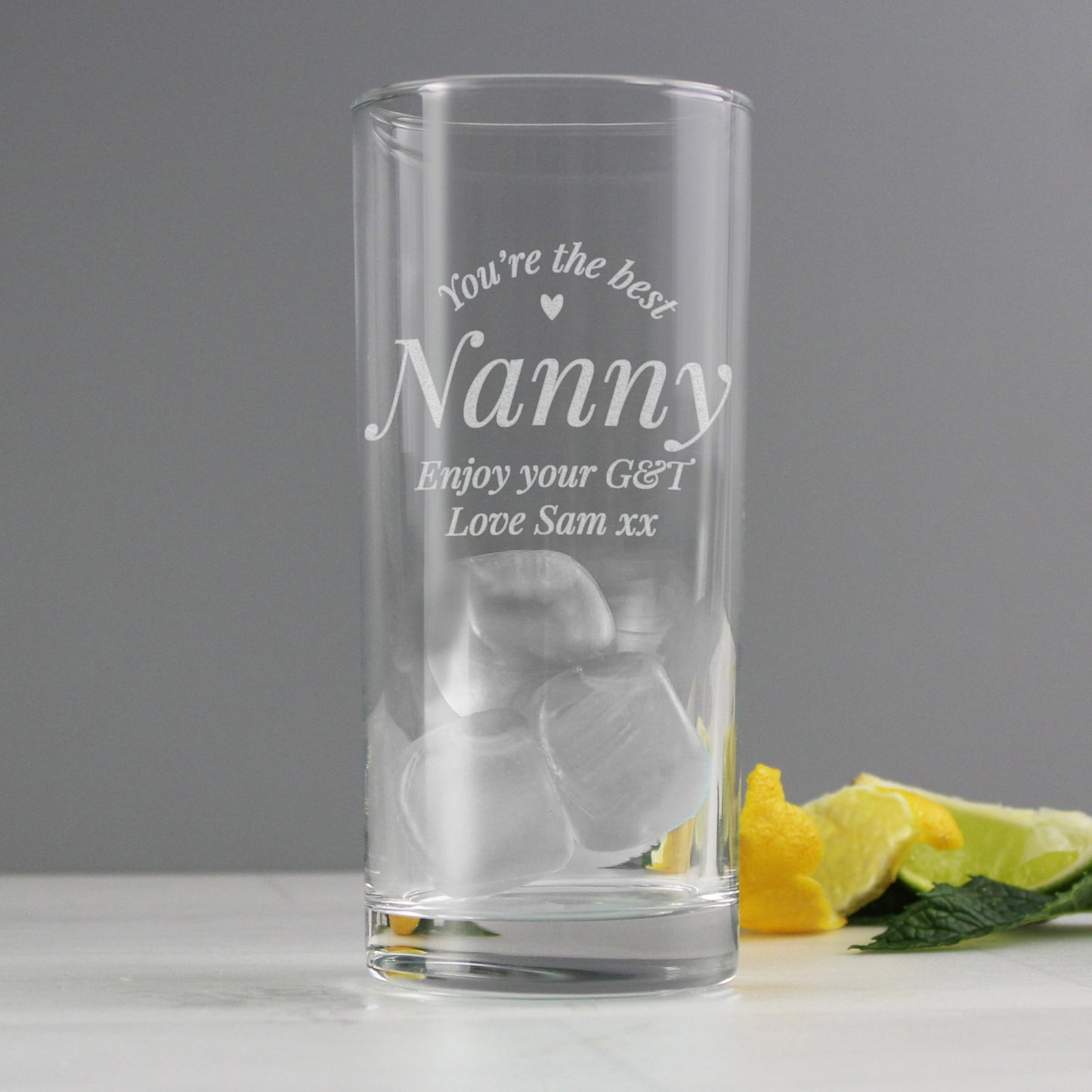 Personalised You Are The Best Hi Ball Glass: 5 - Highball Glasses By Gift Moments