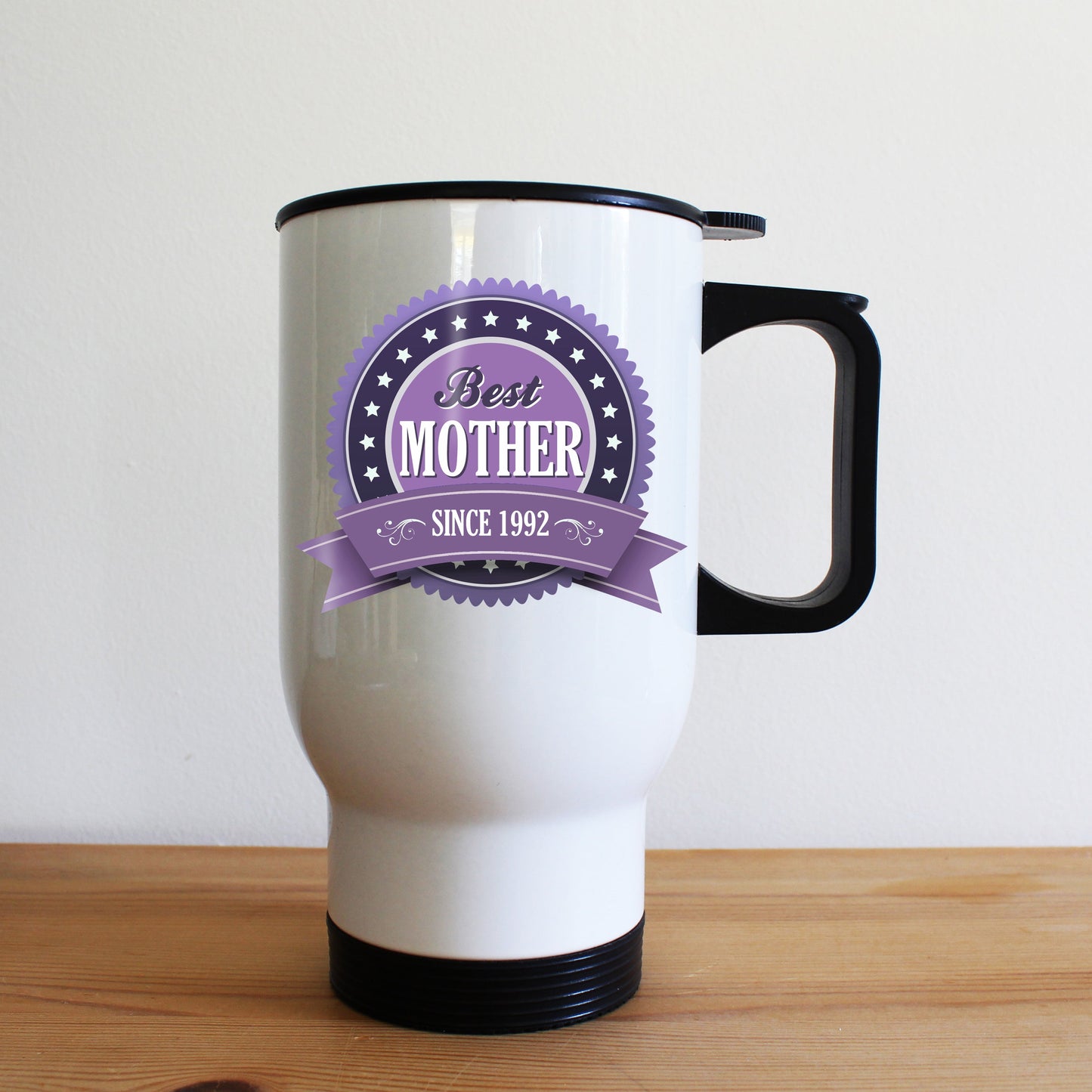 Personalised Best Mother Since Travel Mug: 1 - Travel Mugs By Gift Moments