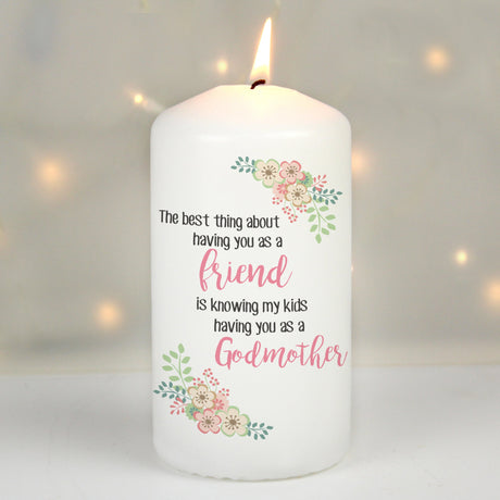 Personalised The Best Thing Pillar Candle: 4 - Candles By Gift Moments