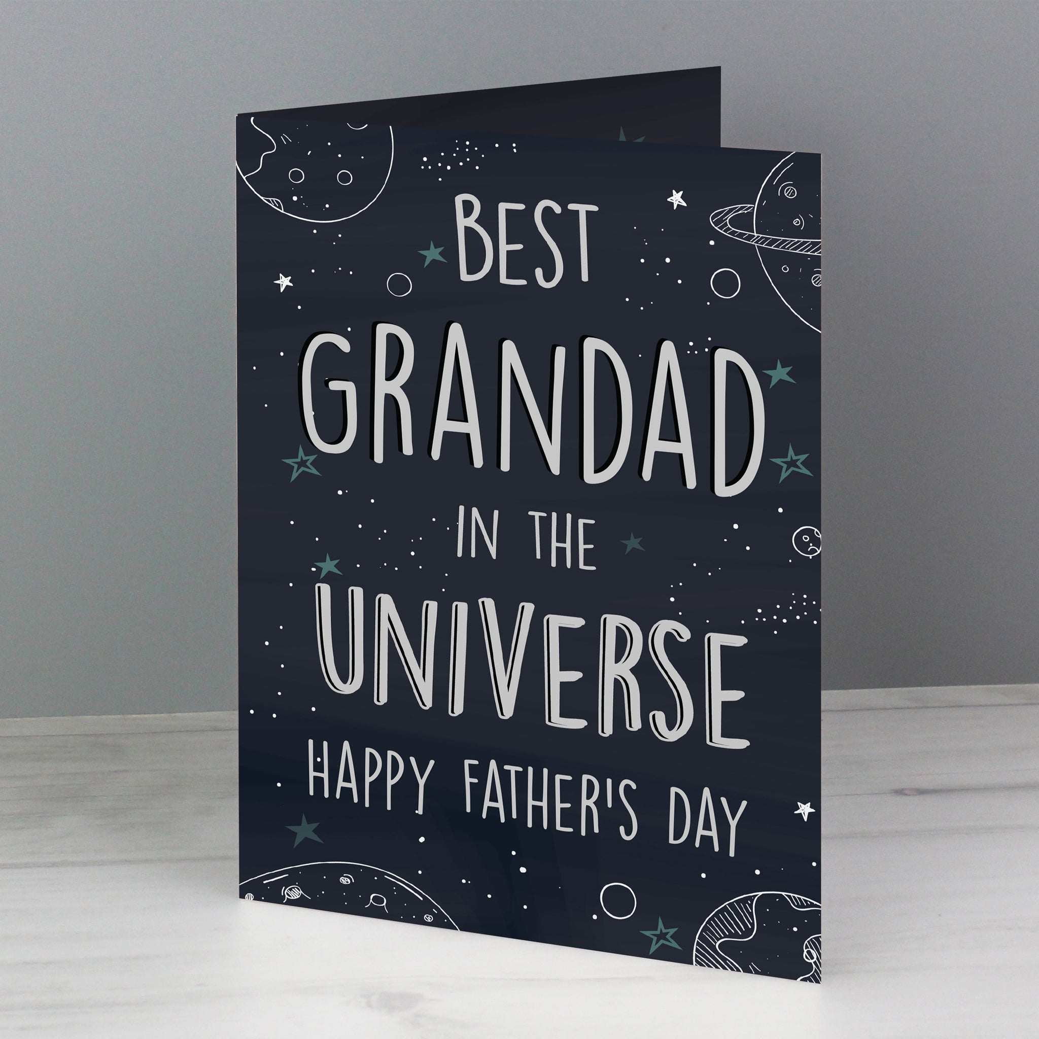 Personalised Best... In The Universe Card: 2 - Greeting Cards By Gift Moments