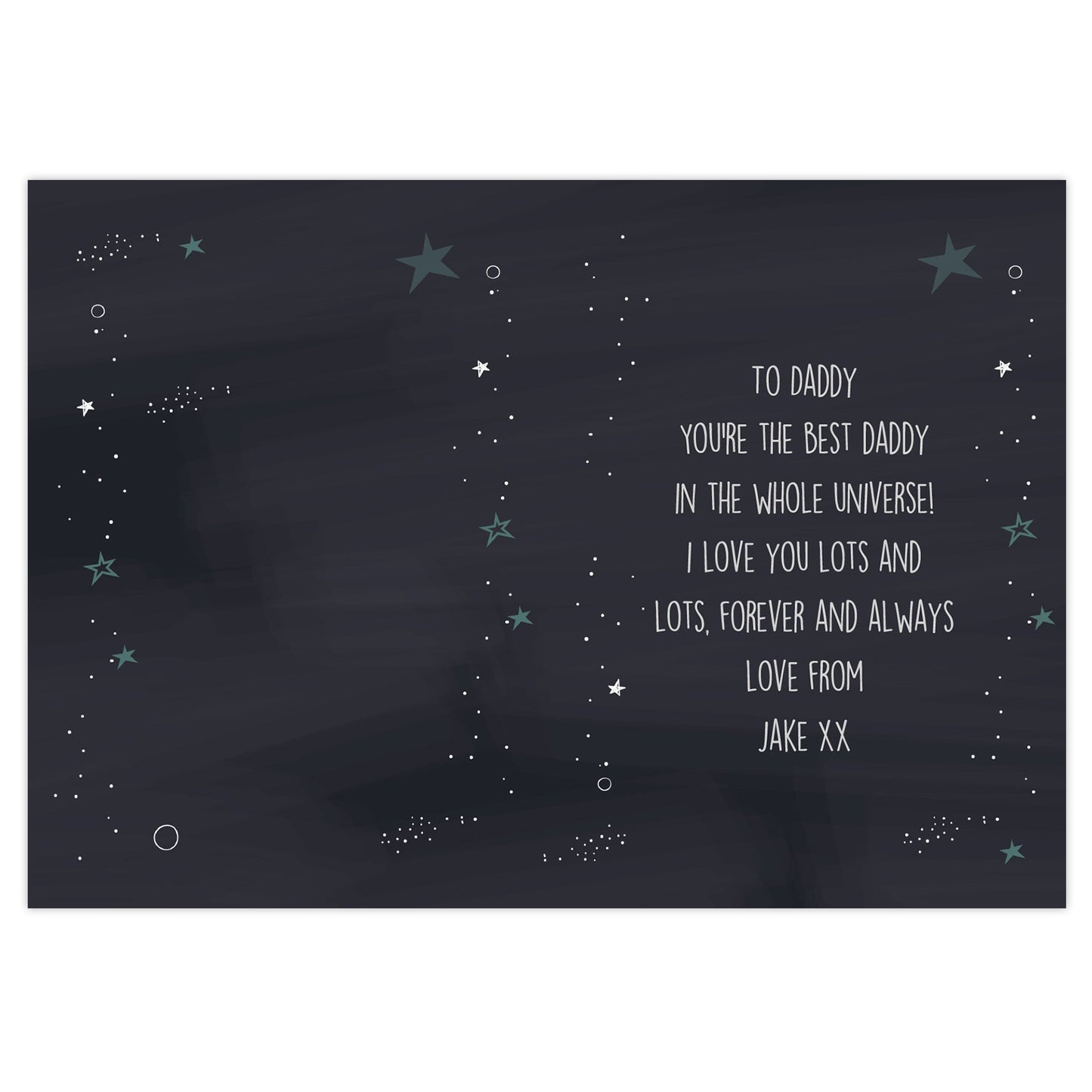 Personalised Best... In The Universe Card: 3 - Greeting Cards By Gift Moments