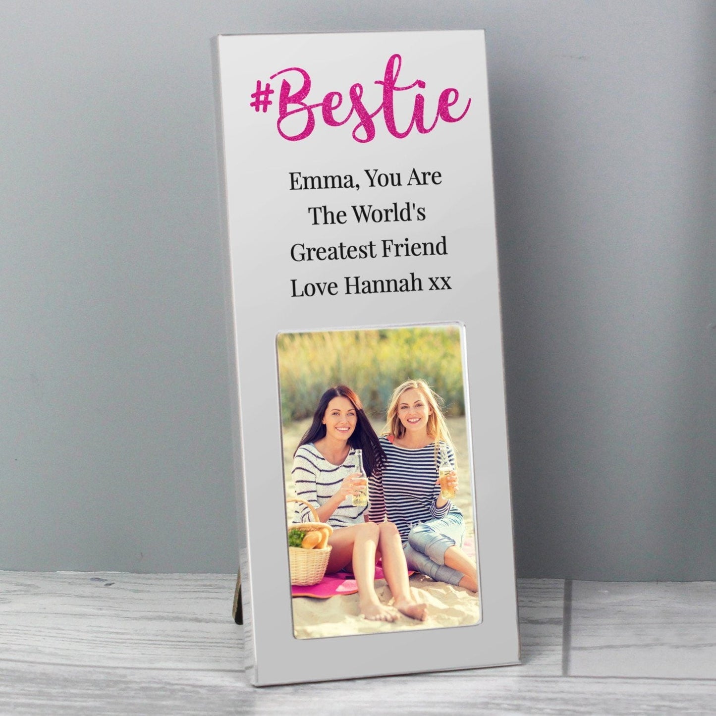 Personalised #Bestie 2x3 Photo Frame: 1 - Photo Frames By Gift Moments