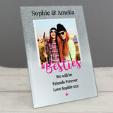 Personalised Glitter Glass Photo Frame ’Bestie’: 1 - Photo Frames By Gift Moments