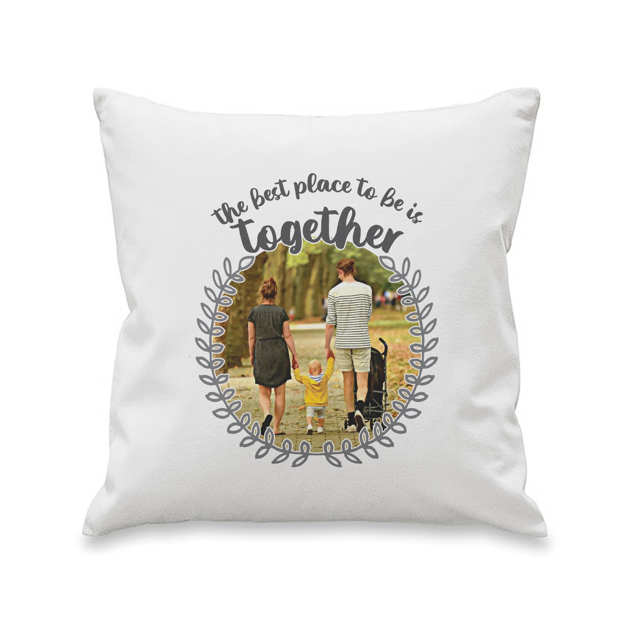 Personalised Better Together Photo Upload Cushion: 2 - Cushions By Gift Moments