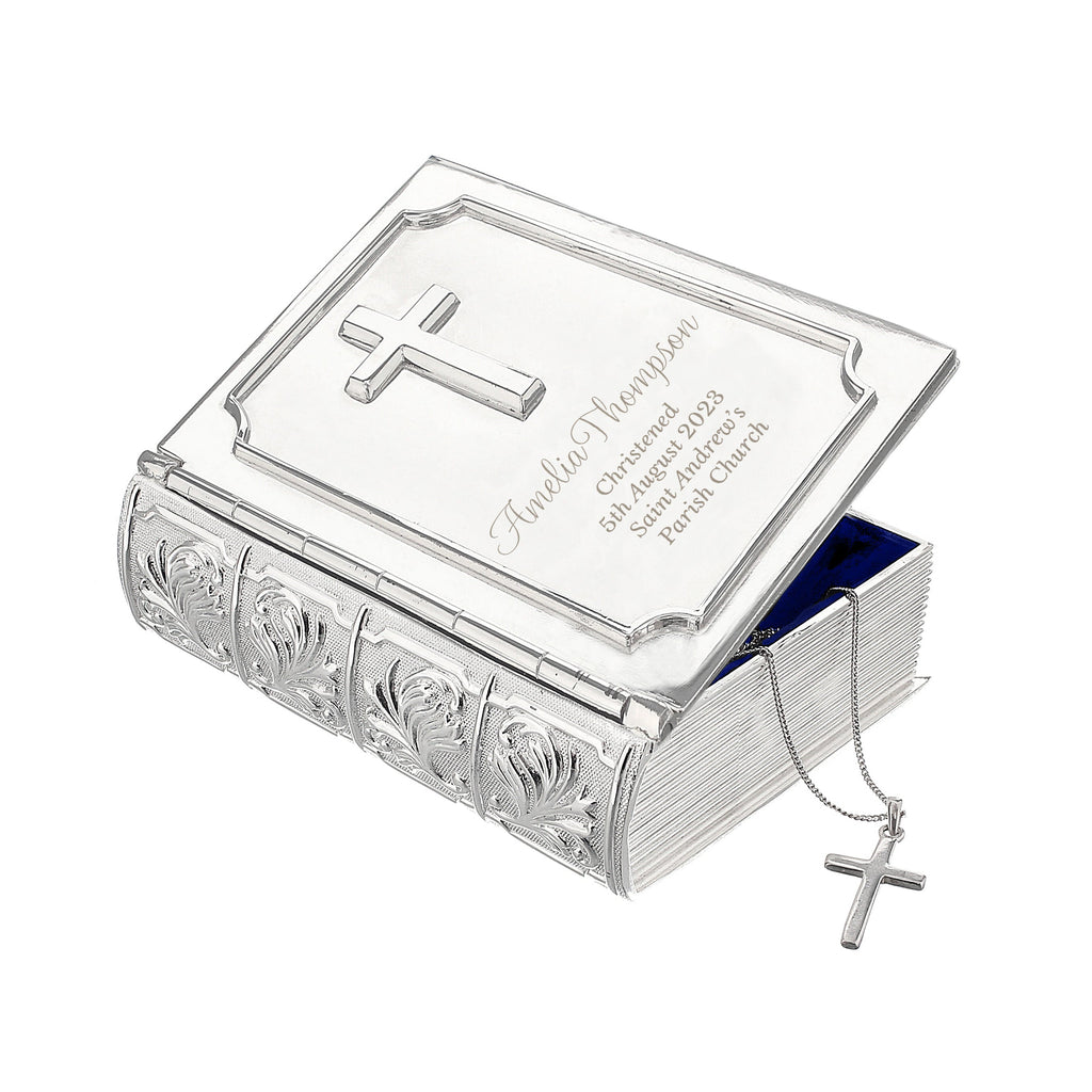 Personalised Bible Trinket Box - Shop Trinket Boxes At Gift Moments - 5