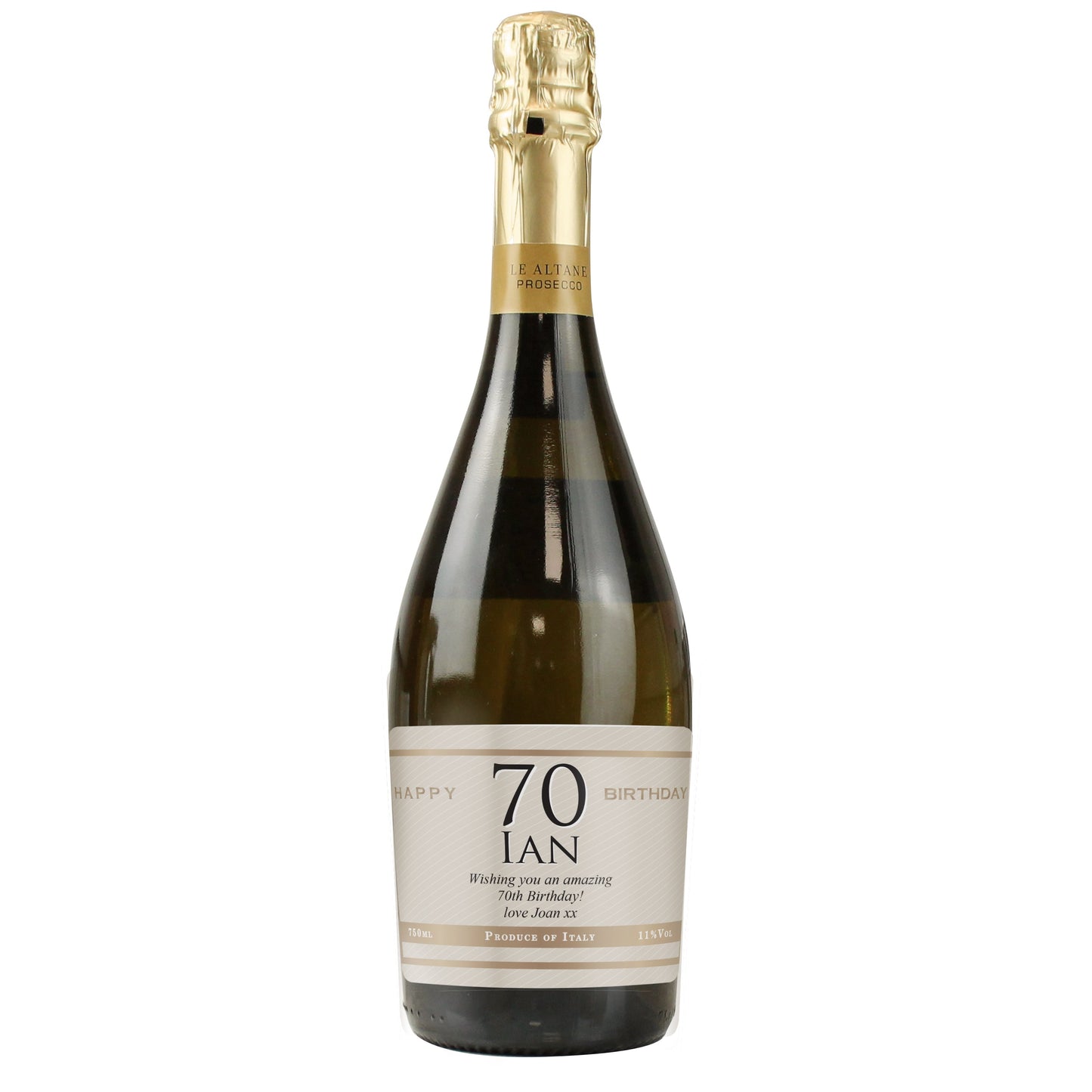 Personalised Big Age Birthday Prosecco: 4 - Prosecco By Gift Moments