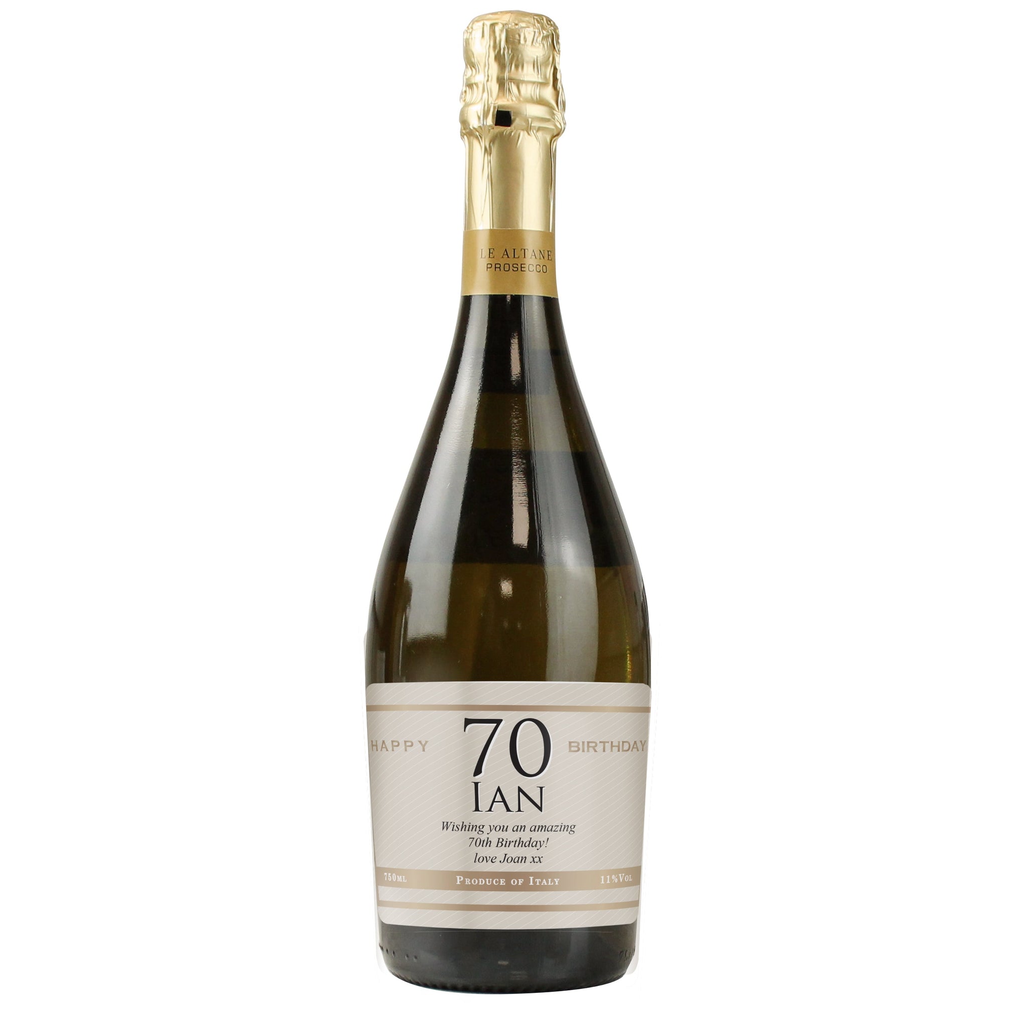 Personalised Big Age Birthday Prosecco: 4 - Prosecco By Gift Moments