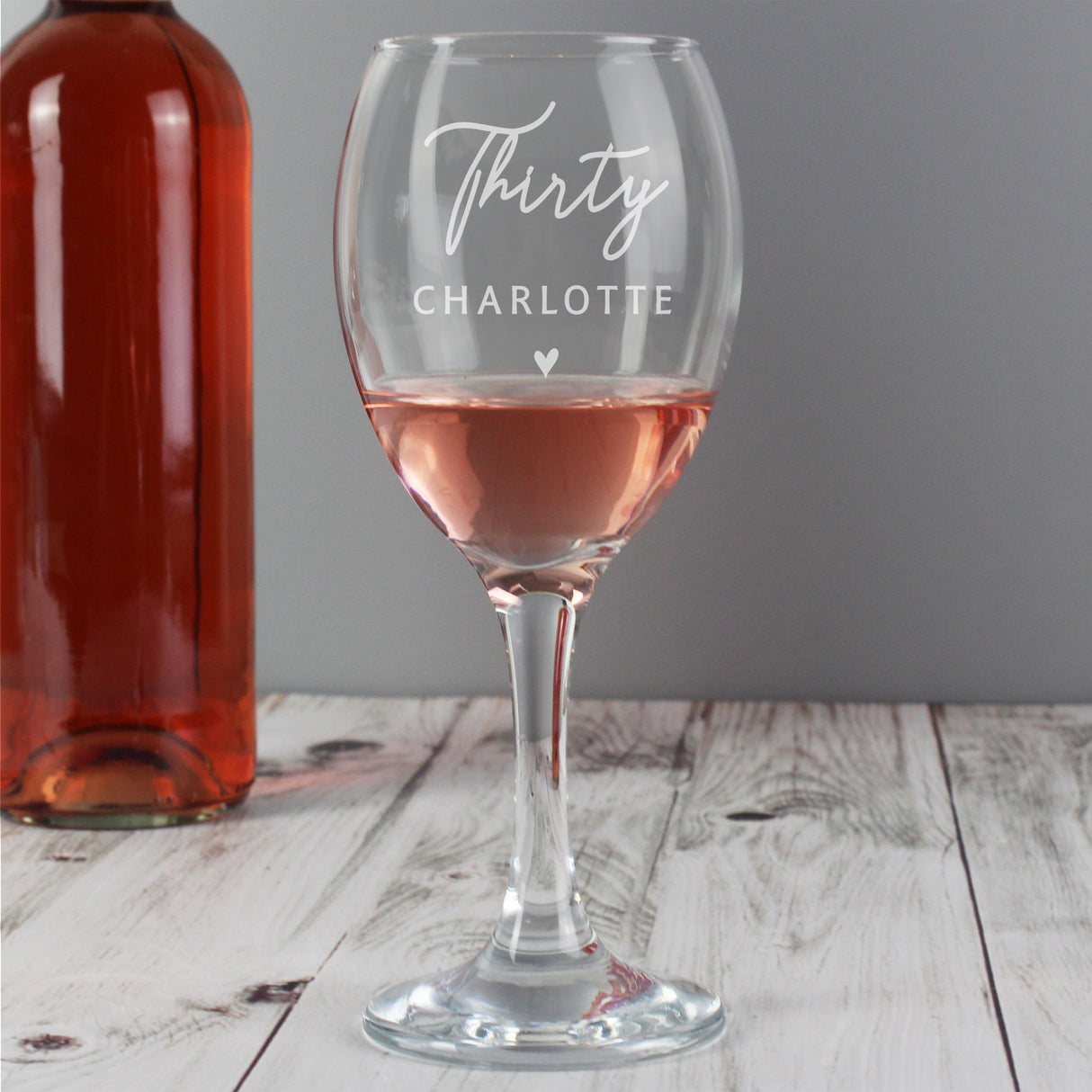 Personalised Big Age Wine Glass: 1 Wine Glasses By Gift Moments