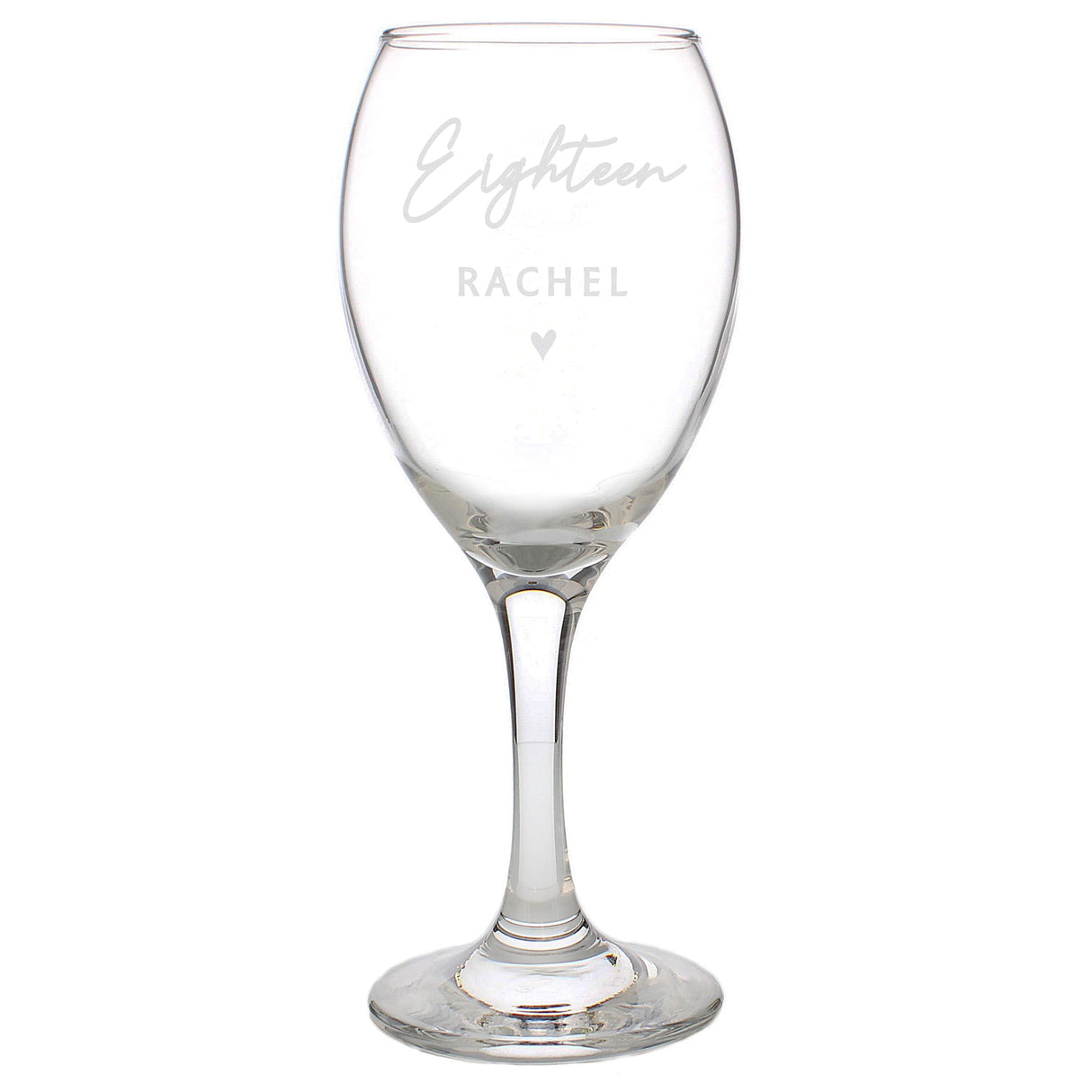 Personalised Big Age Wine Glass: 3 Wine Glasses By Gift Moments