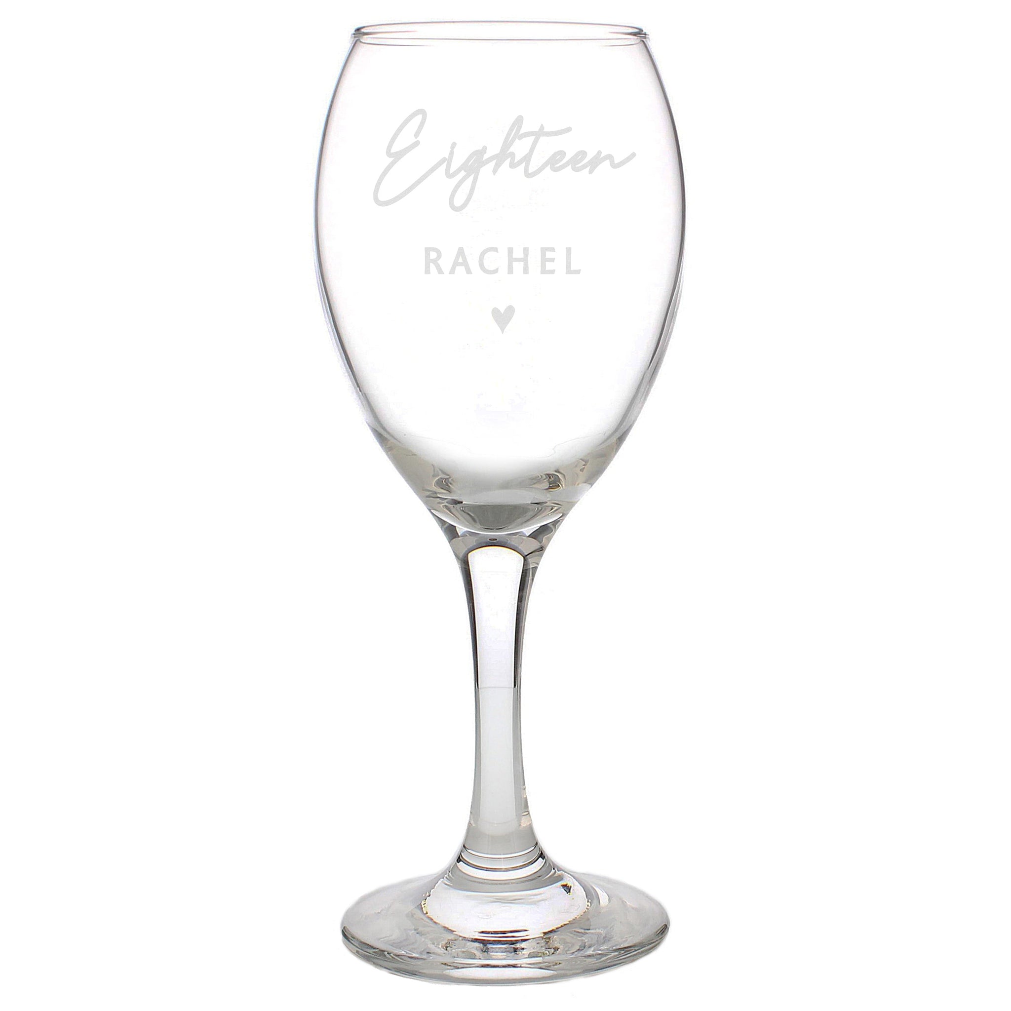 Personalised Big Age Wine Glass: 3 - Wine Glasses By Gift Moments