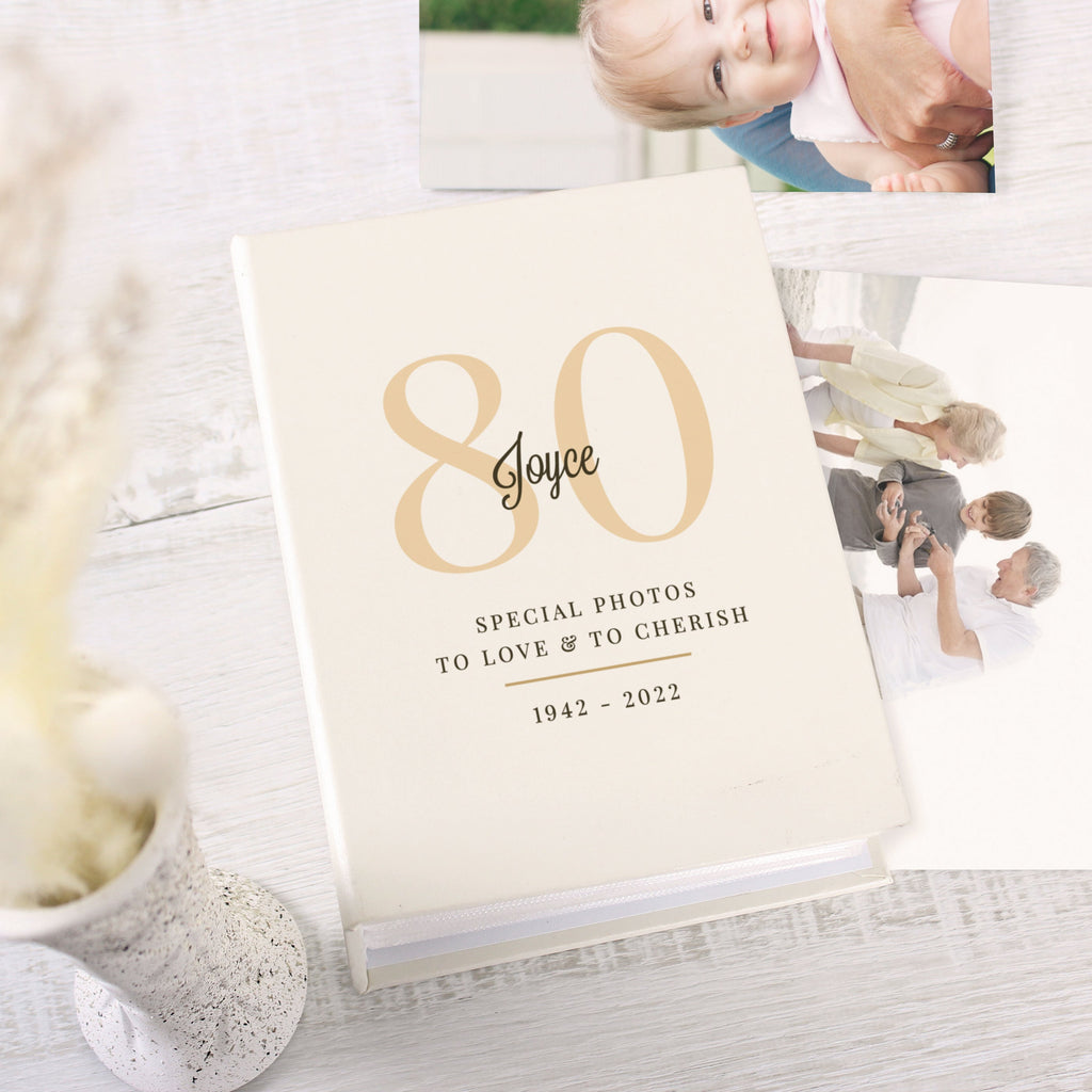 Personalised Big Birthday 6x4 Photo Album with Sleeves - Shop Photo Albums At Gift Moments - 2