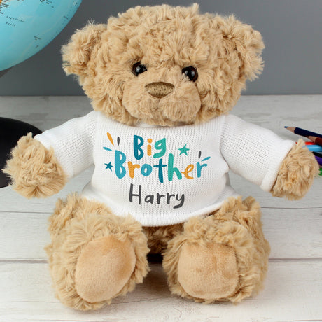 Personalised Big Brother Teddy Bear: 2 Teddy Bears & Soft Toys By Gift Moments