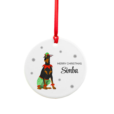 Personalised Big Dog Christmas Tree Ornament: 4 - Christmas Decorations By Gift Moments