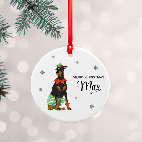 Personalised Big Dog Christmas Tree Ornament: 2 - Christmas Decorations By Gift Moments