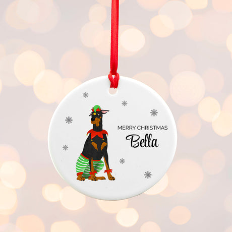 Personalised Big Dog Christmas Tree Ornament: 3 - Christmas Decorations By Gift Moments