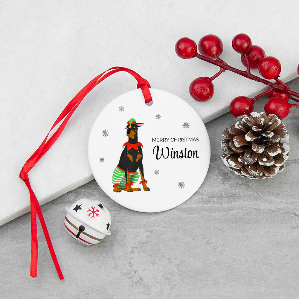 Personalised Big Dog Christmas Tree Ornament: 1 - Christmas Decorations By Gift Moments