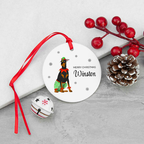 Personalised Big Dog Christmas Tree Ornament: 1 - Christmas Decorations By Gift Moments