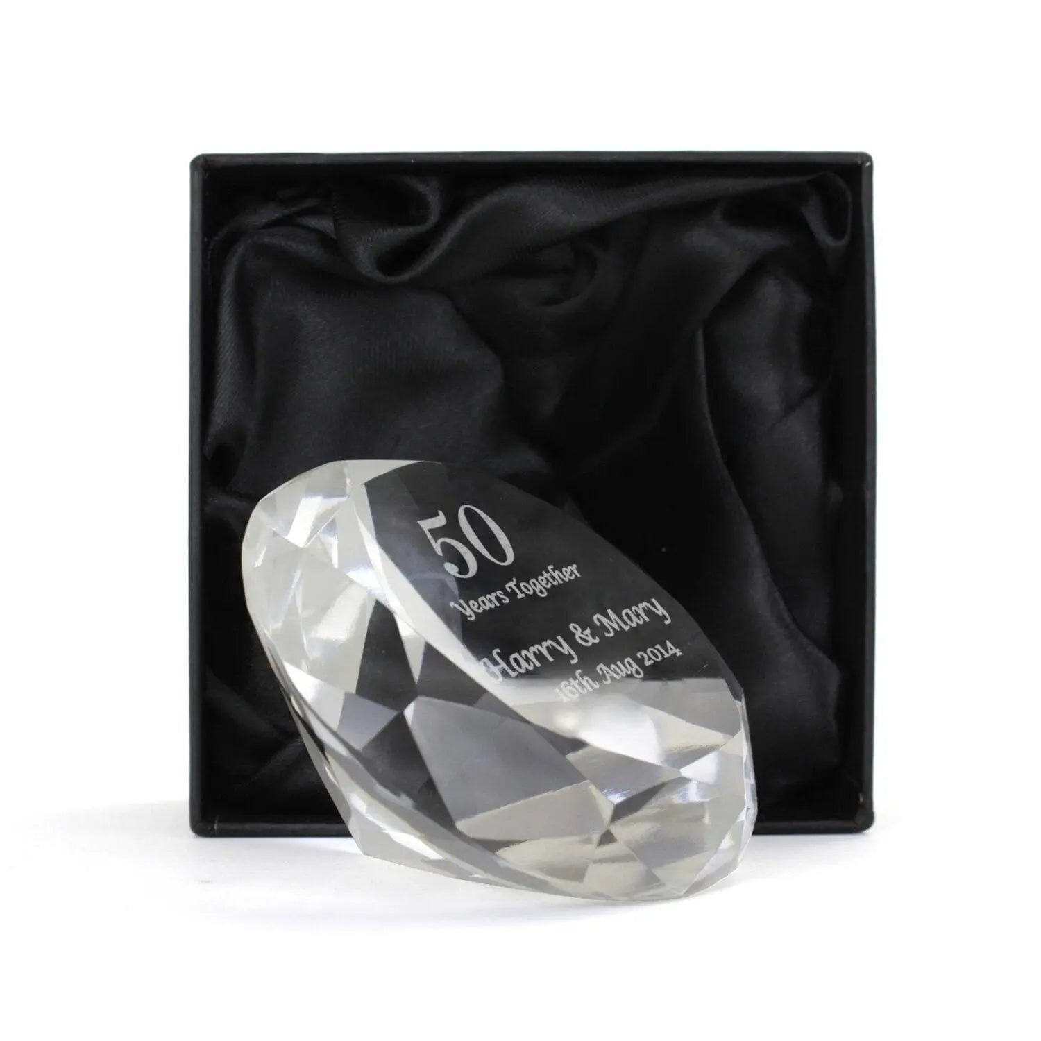 Personalised Big Numbers Diamond Paperweight - Shop Paperweights At Gift Moments - 2