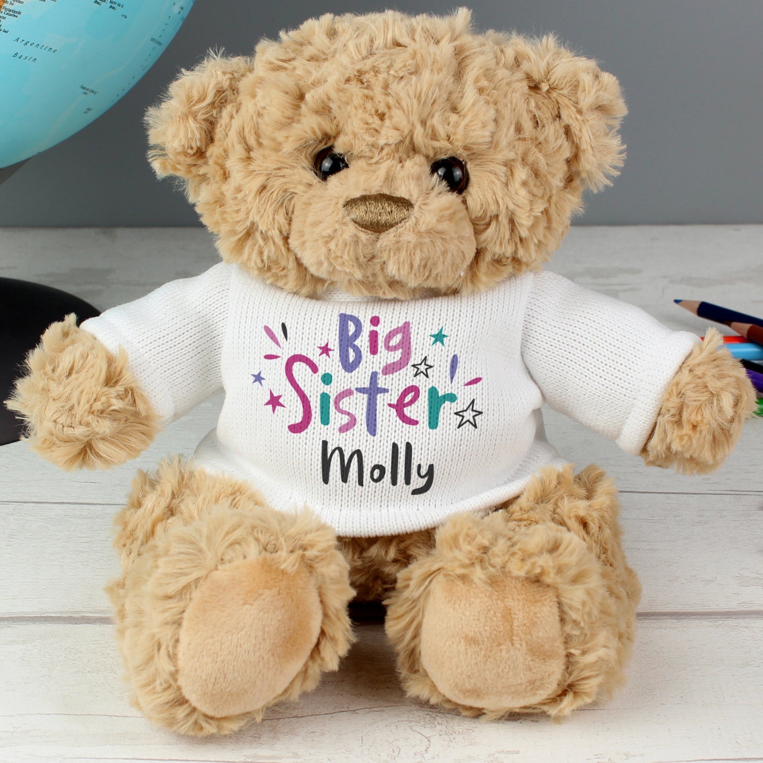 Personalised Big Sister Teddy Bear - Shop Teddy Bears & Soft Toys At Gift Moments - 2