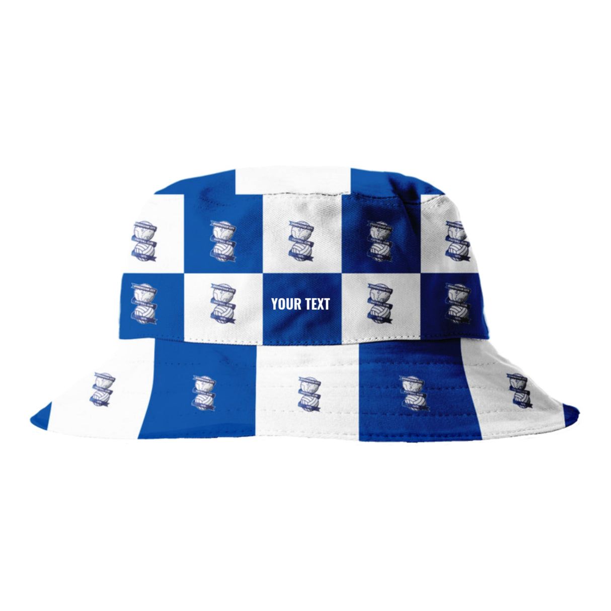 Personalised Birmingham City Chequered Bucket Hat: 1 - Caps & Hats By Birmingham City