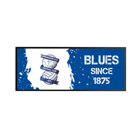 Personalised Birmingham City FC Paint Splash Bar Runner: 1 - Barware By Birmingham City