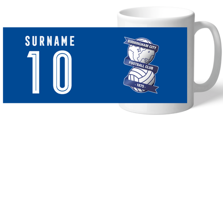 Personalised Birmingham City Retro Shirt Mug: 2 - Mugs By Birmingham City
