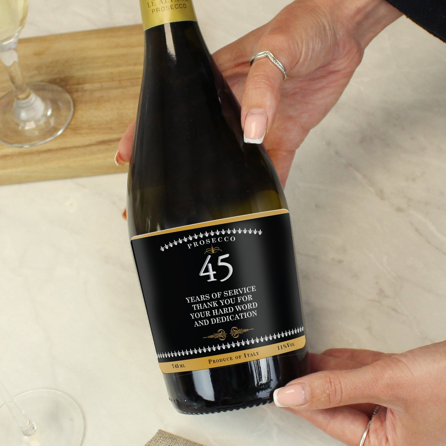 Personalised Birthday And Anniversary Bottle of Prosecco: 3 - Prosecco By Gift Moments