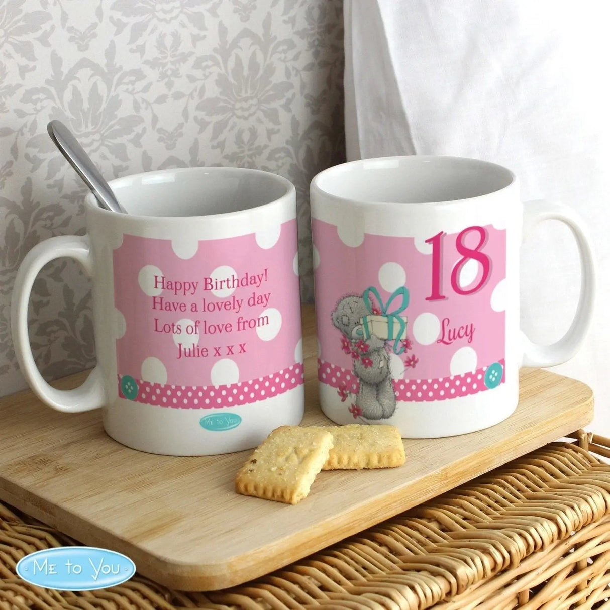 Personalised Big Age Female Birthday Mug: 1 - Mugs