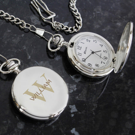 Personalised Birthday Big Age Pocket Fob Watch: 2 - Watches By Gift Moments