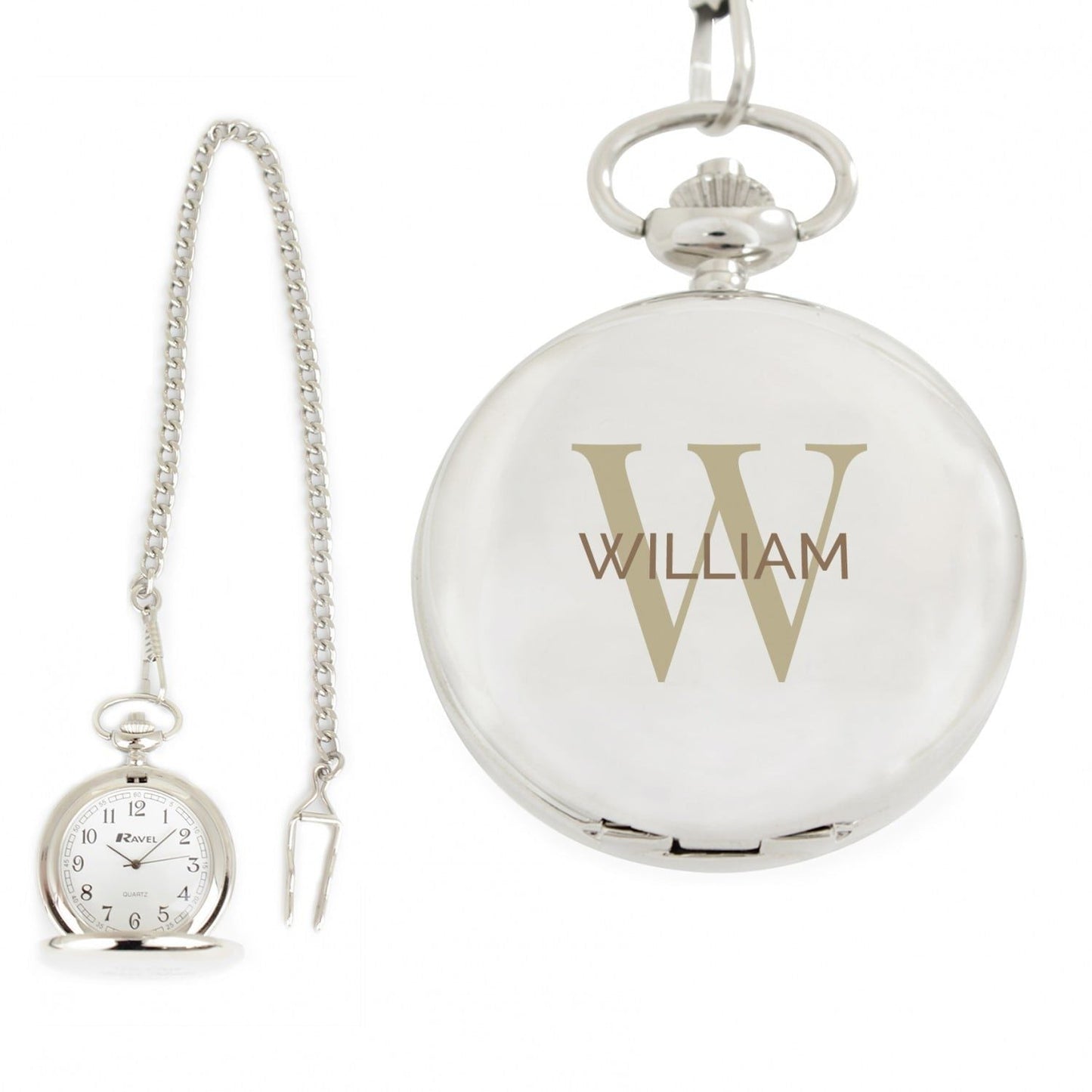 Personalised Birthday Big Age Pocket Fob Watch: 4 - Watches By Gift Moments