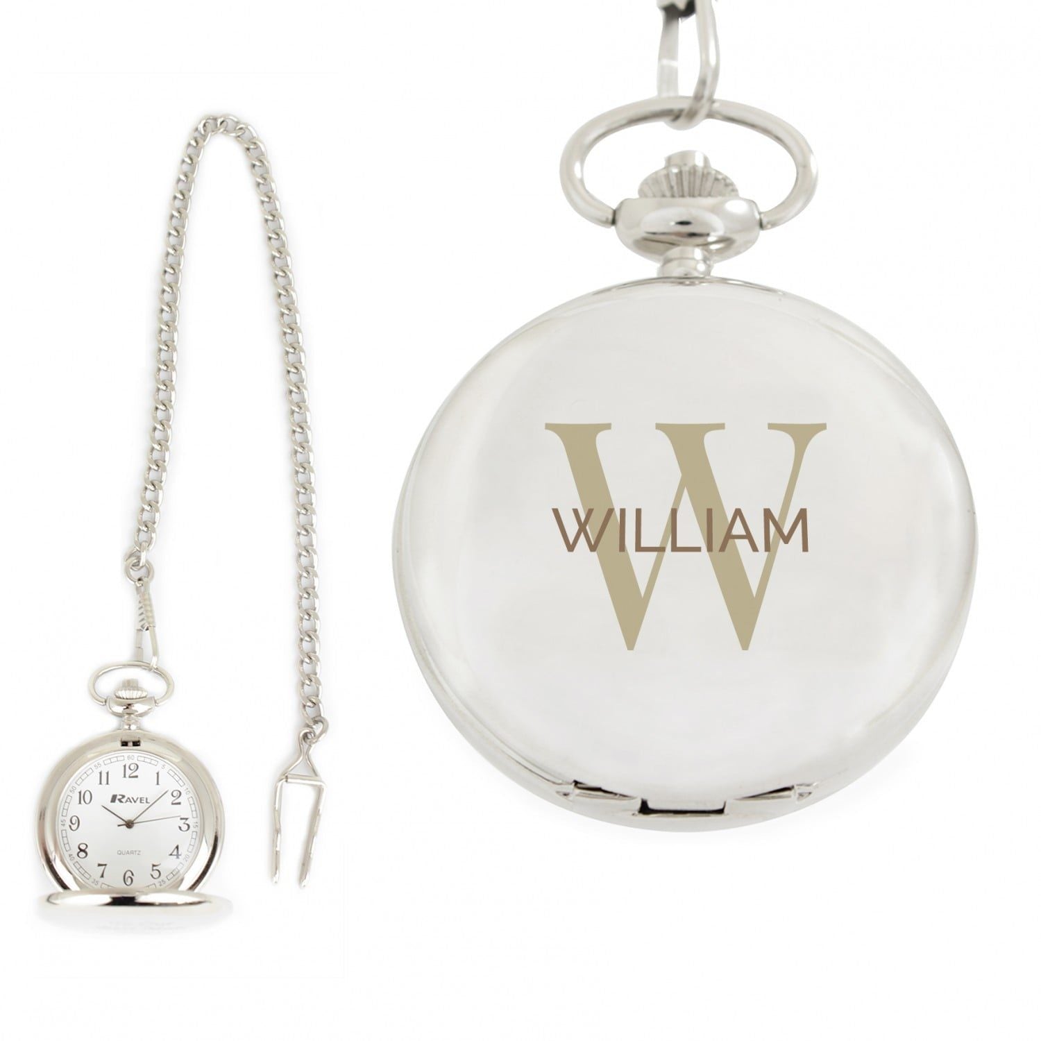 Personalised Birthday Big Age Pocket Fob Watch: 4 - Watches By Gift Moments
