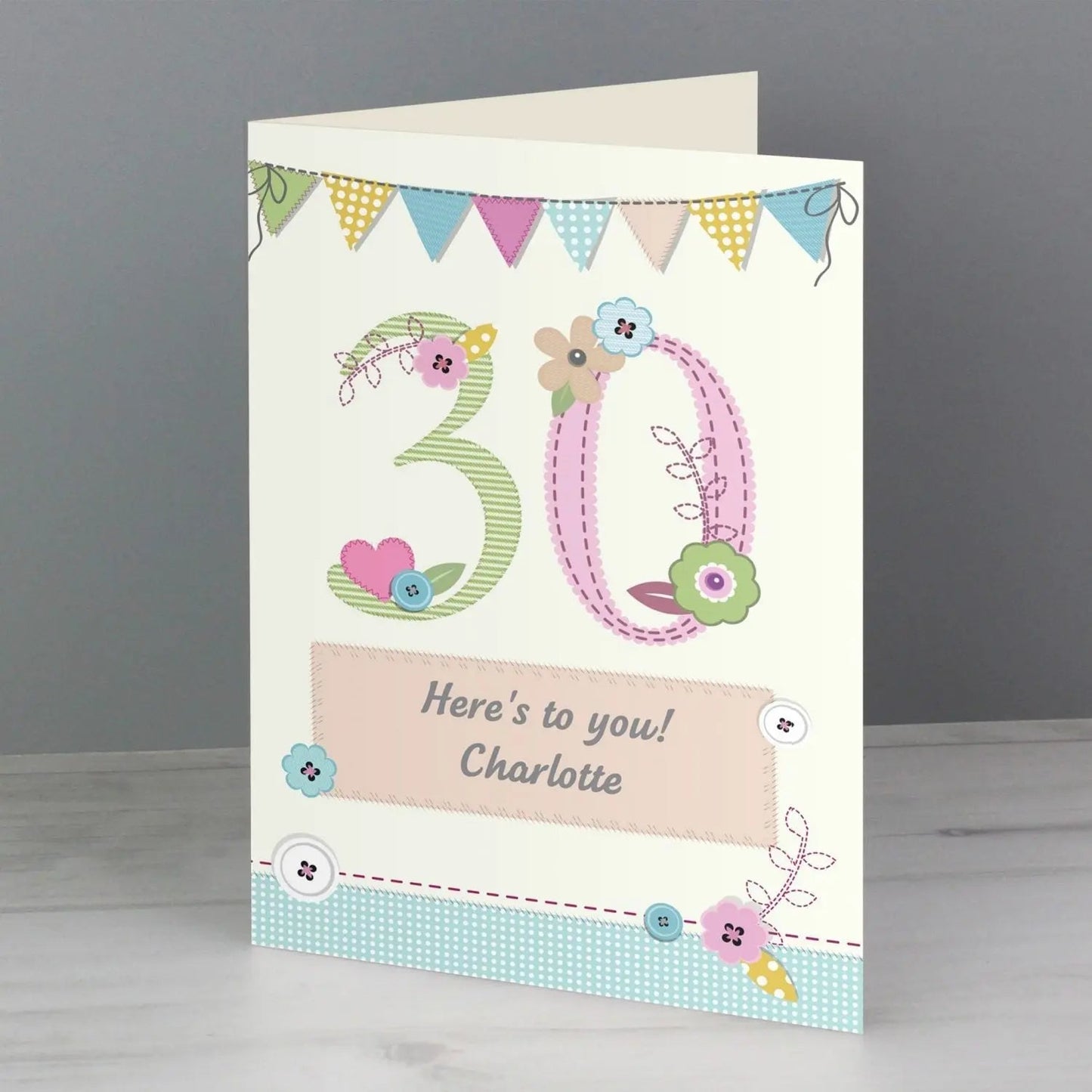 Personalised Birthday Craft Card: 1 - Greeting Cards By Gift Moments