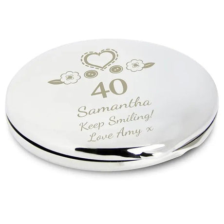 Personalised Birthday Craft Compact Mirror: 5 - Compact Mirrors By Gift Moments