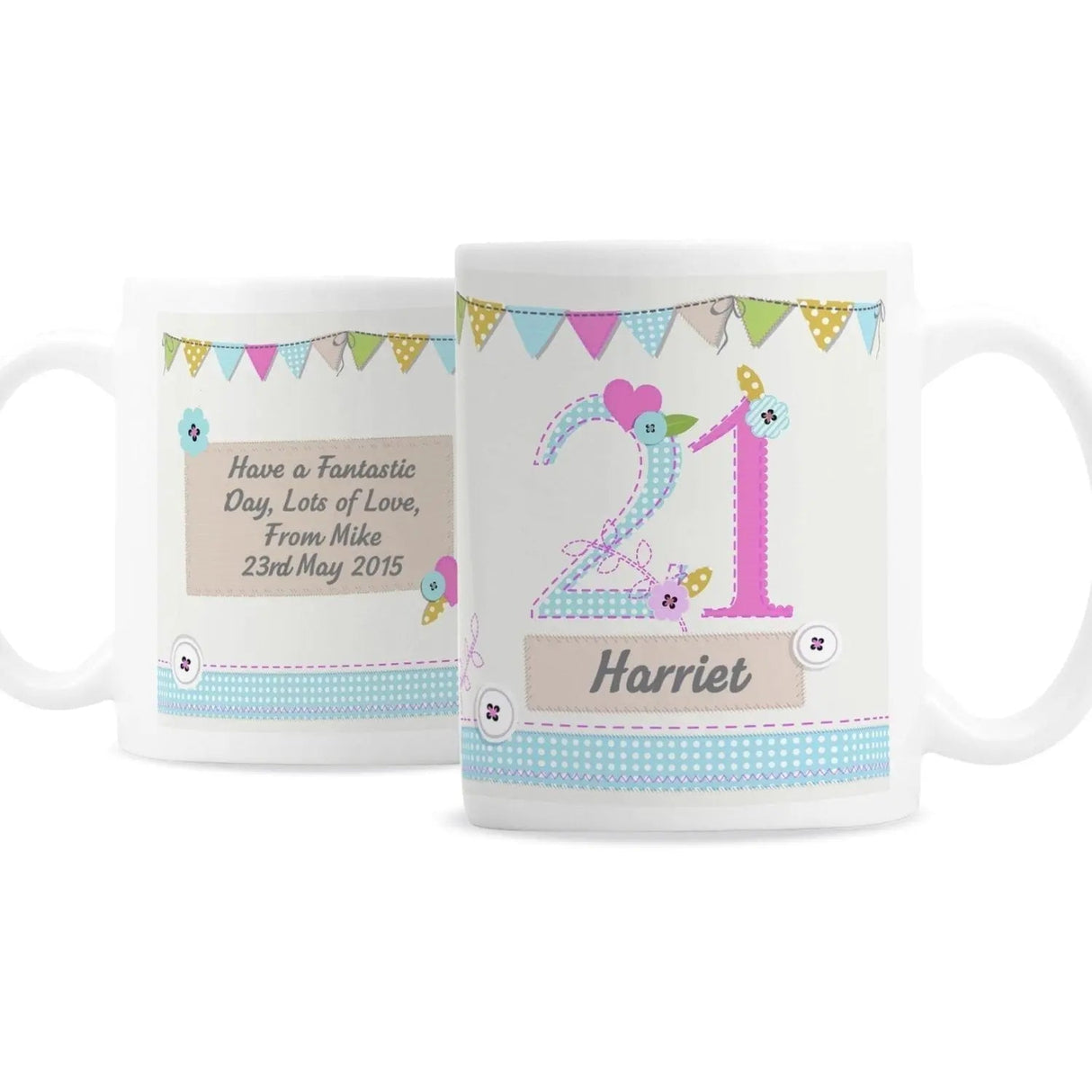 Personalised Birthday Craft Mug: 2 - Mugs By Gift Moments