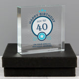 Personalised Birthday Crystal Token: 1 - Crystal Tokens By Gift Moments